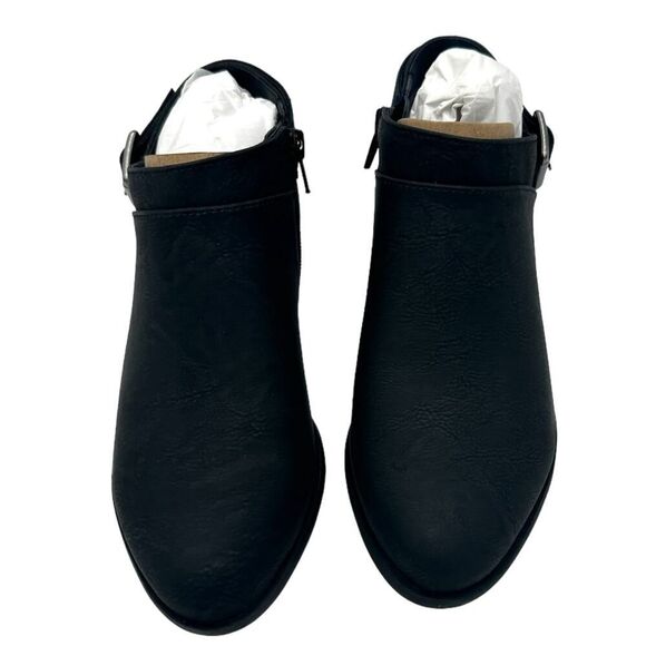 Life Stride Women Alexi Ankle Bootie Black Block Heel Zipper Buckle Flex Size 7M - Picture 8 of 13